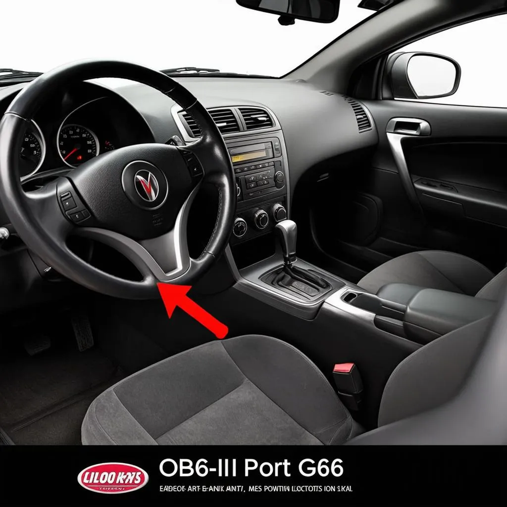 Pontiac G6 OBD-II Port Location