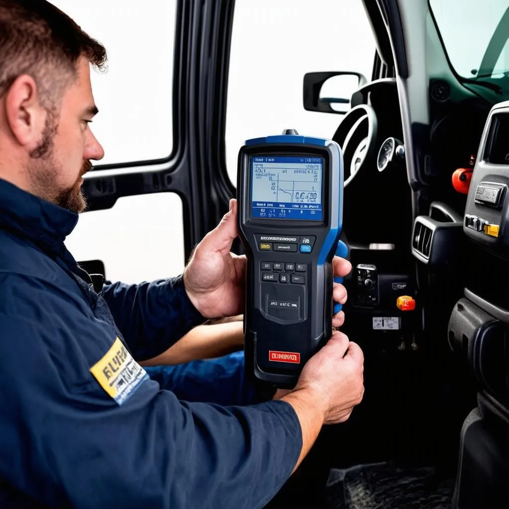 Outil de numérisation combiné OBD pour véhicules lourds