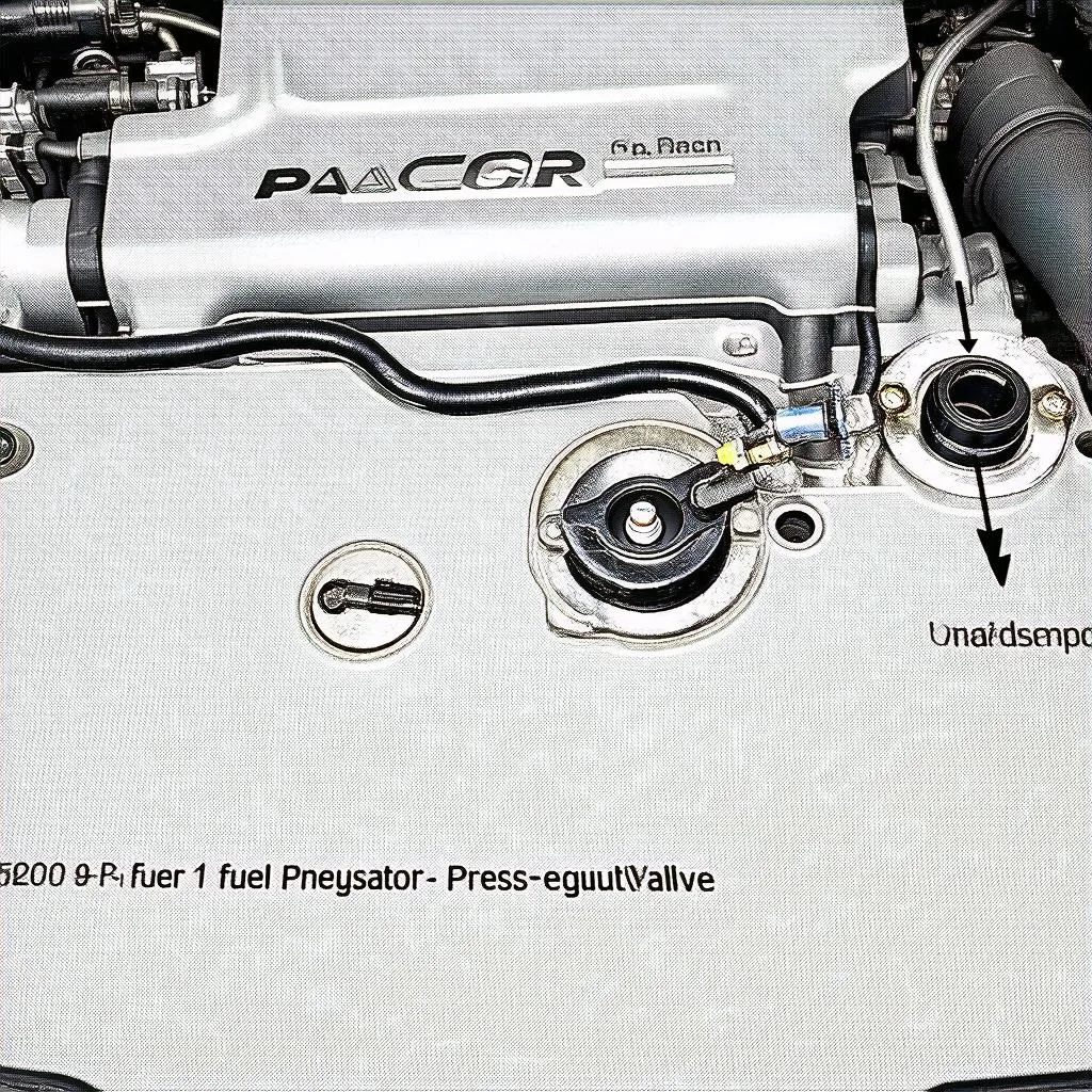 Emplacement du régulateur de pression de carburant Paccar