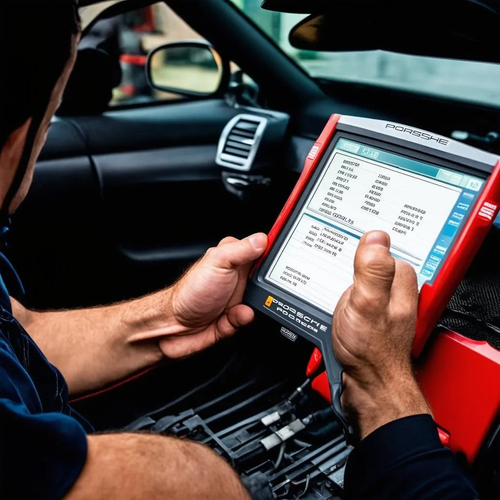 Outil de diagnostic Porsche