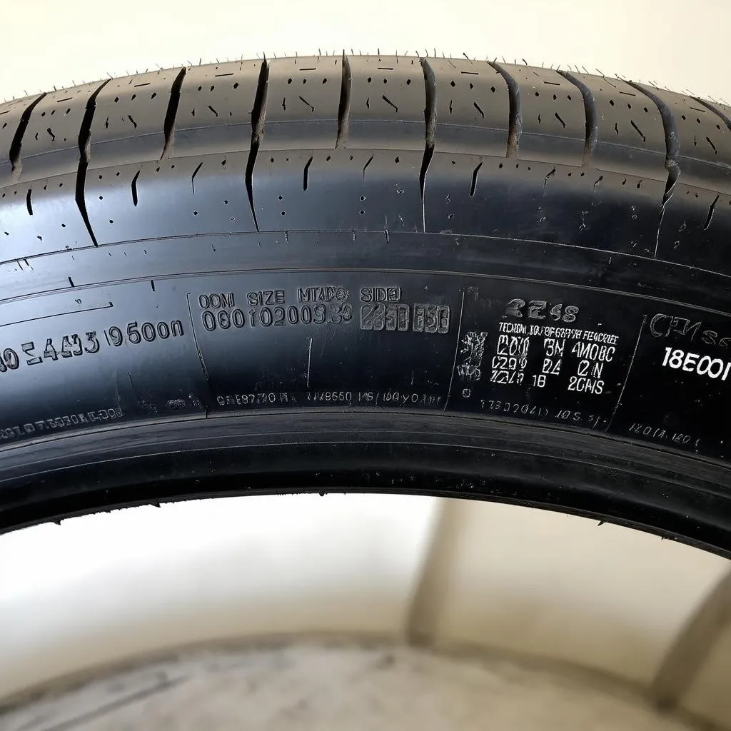 tire sidewall