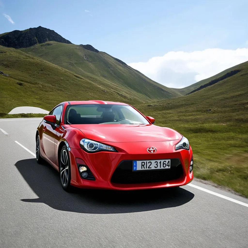 Toyota GT86 2013 en pleine action