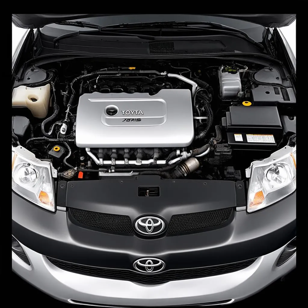 Moteur de la Toyota Yaris 2005