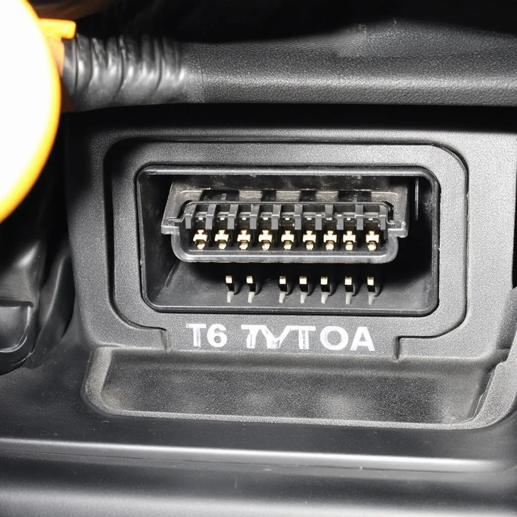 Toyota Land Cruiser OBD port