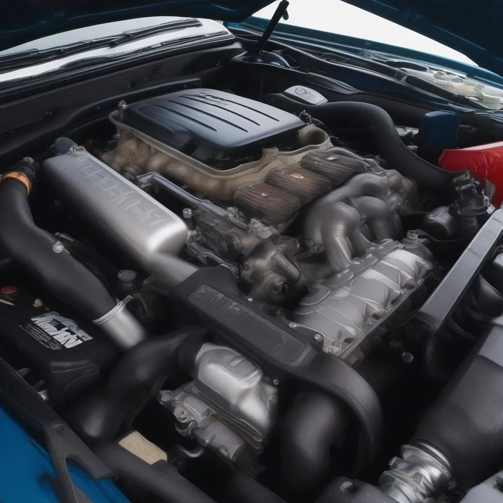 Nissan 240SX Engine Bay