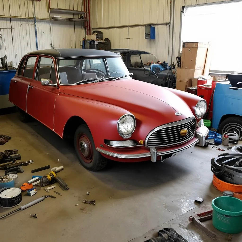 Restauration d'une Citroën DS