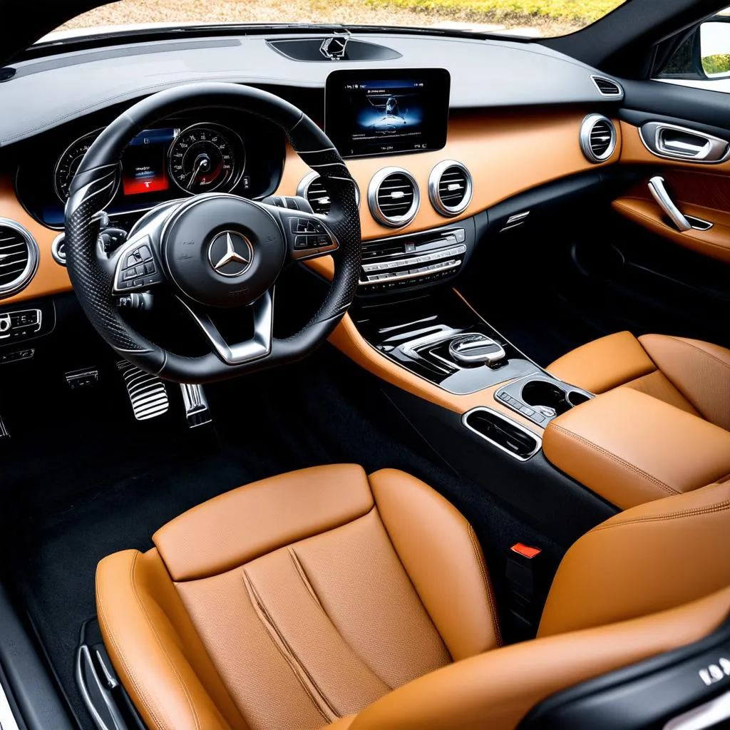 Mercedes Benz C Class interior