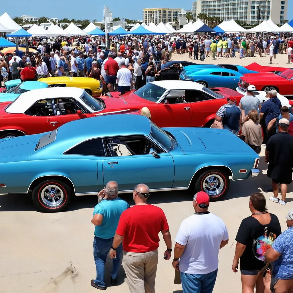 Voitures anciennes, Exposition de voitures, Daytona Beach