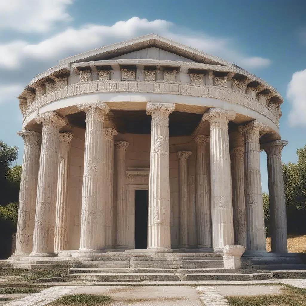 Le temple d'Olympie