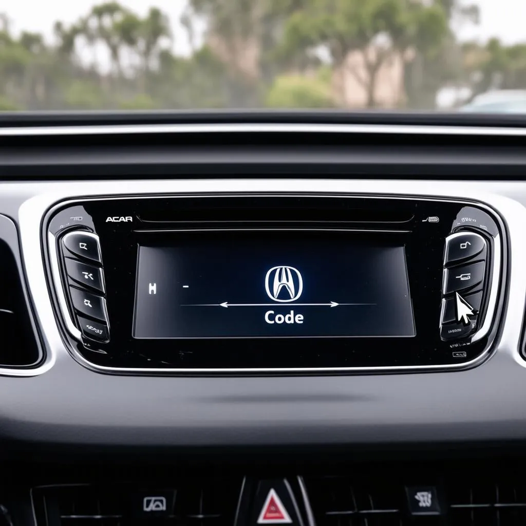 Code autoradio Acura