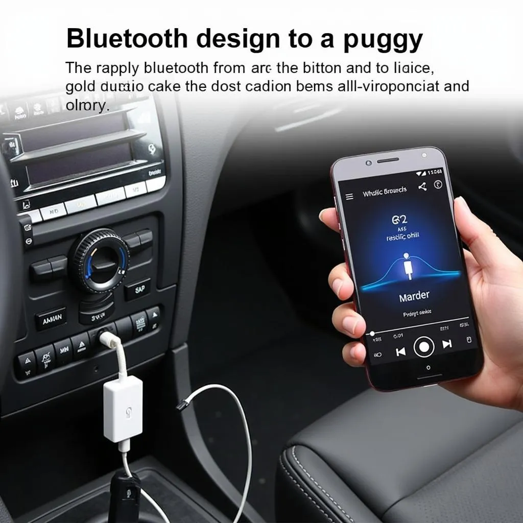 Connexion d'un adaptateur Bluetooth à un autoradio