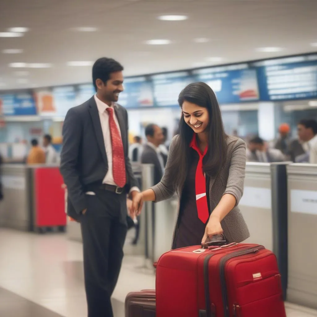 Air India customer service representative