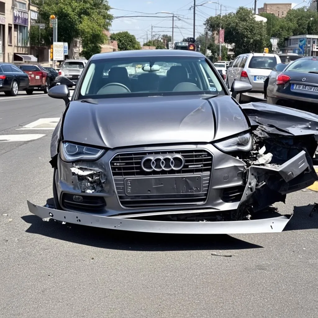 Audi A3 Accident