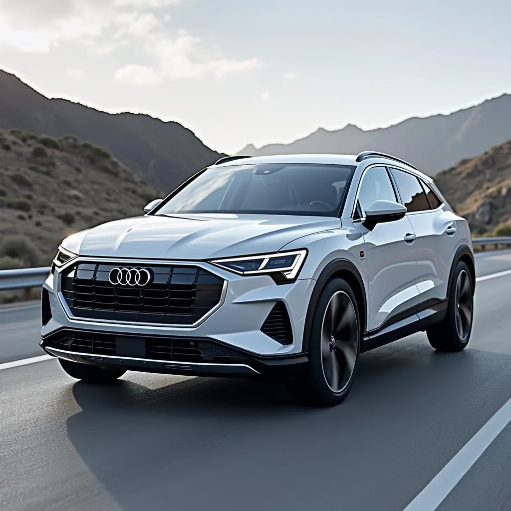 Audi Q4 e-tron design extérieur élégant et moderne