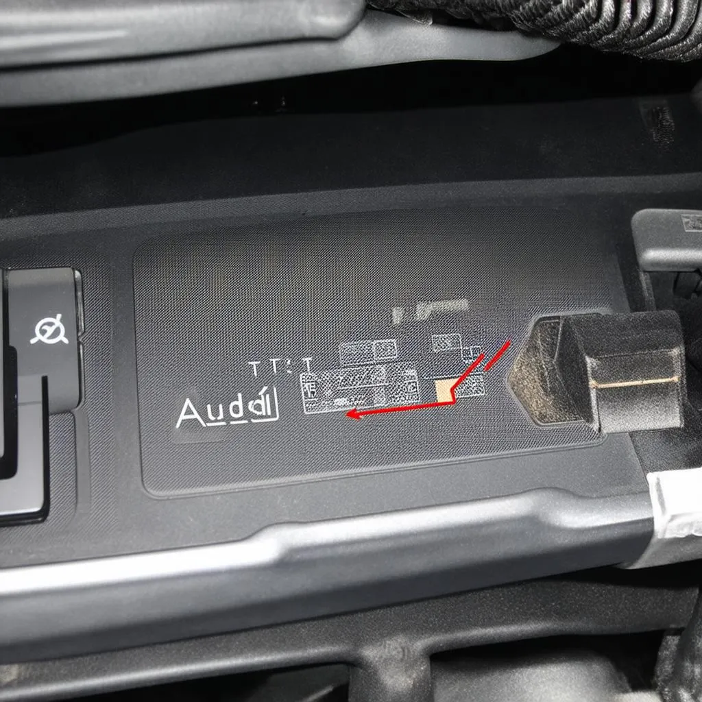 Port OBD sur une Audi TT 2003