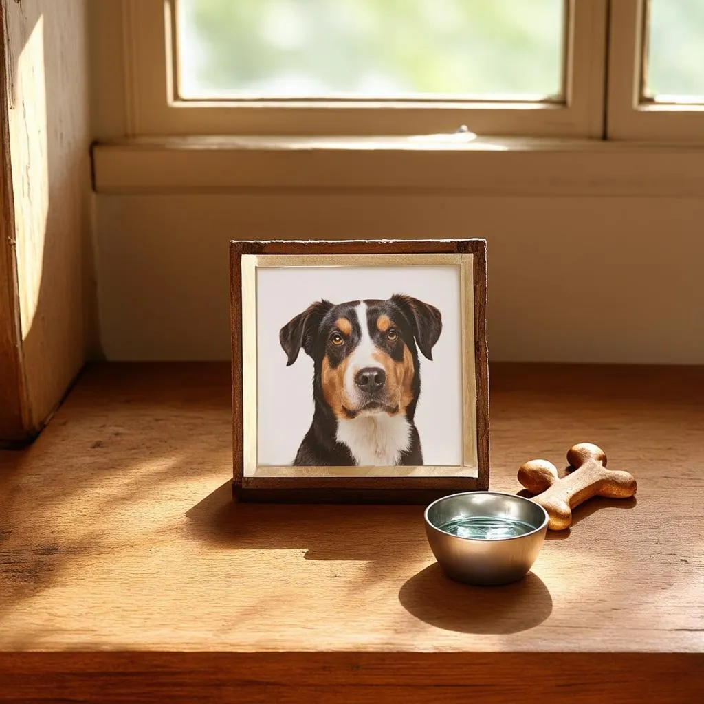 Autel commémoratif pour un animal de compagnie