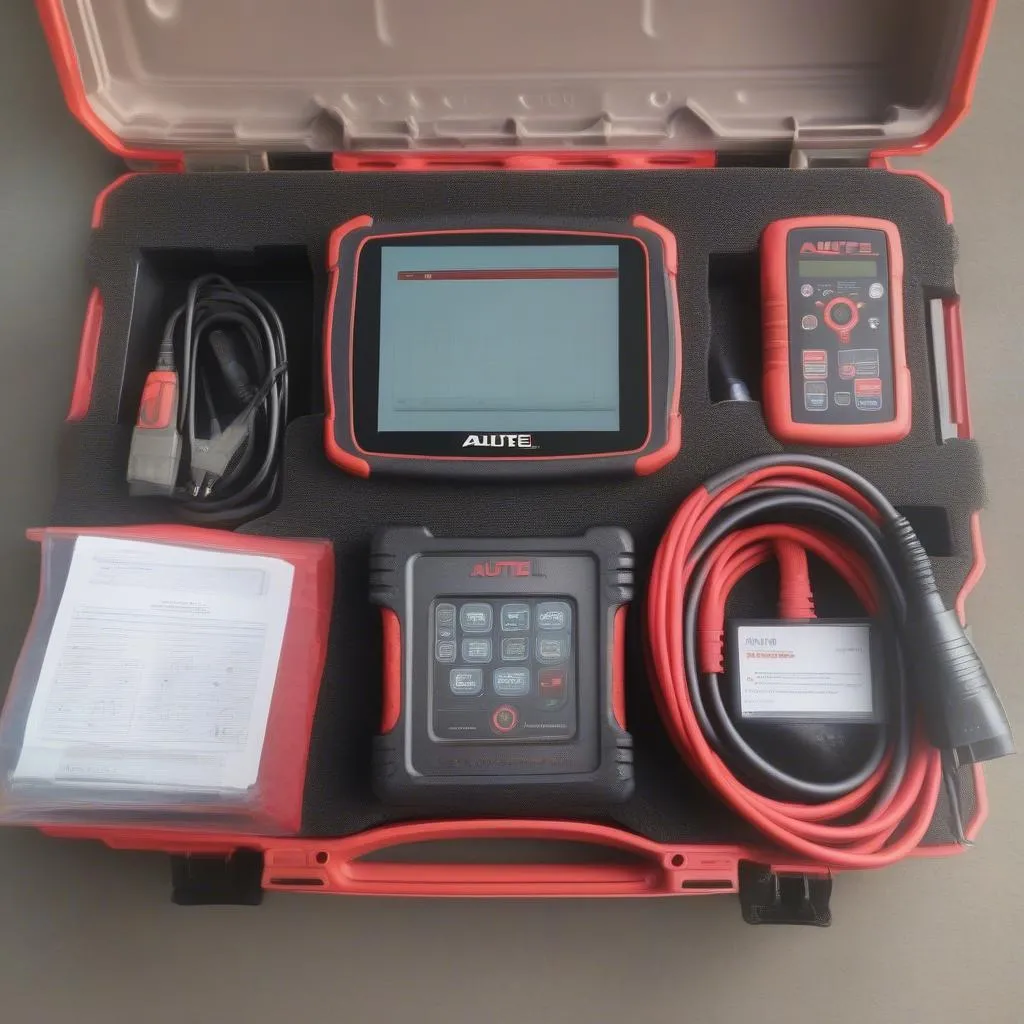 Autel Diagnostic Tool in Use