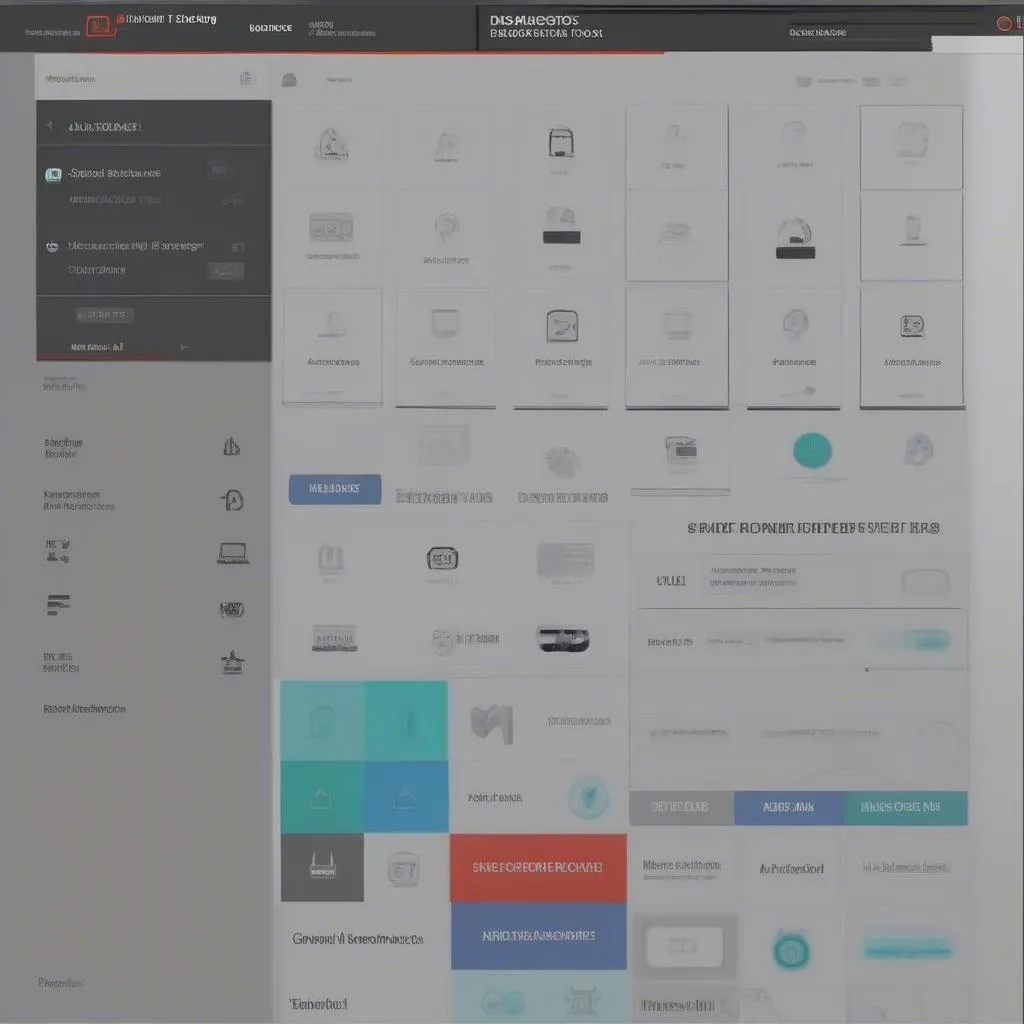 Interface utilisateur de l'outil de diagnostic Autel