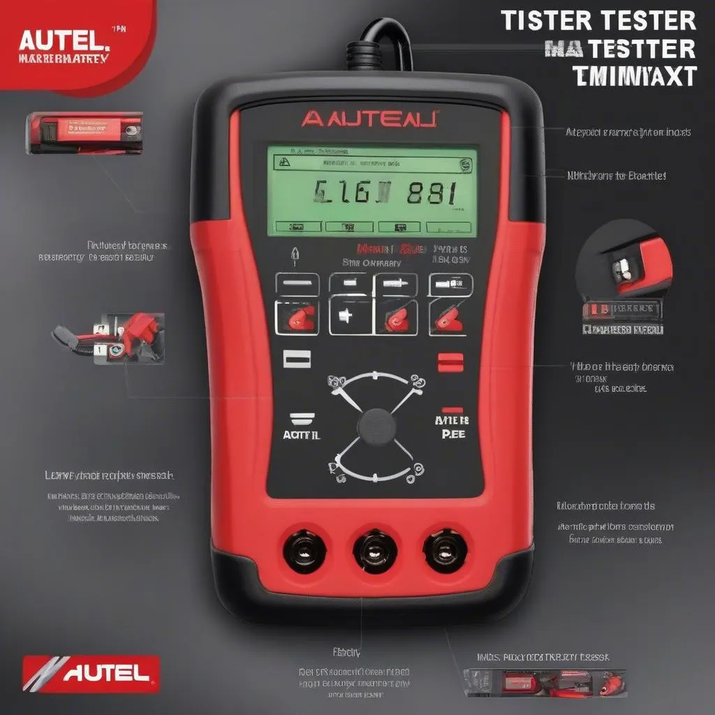 Comprobador de baterías Autel