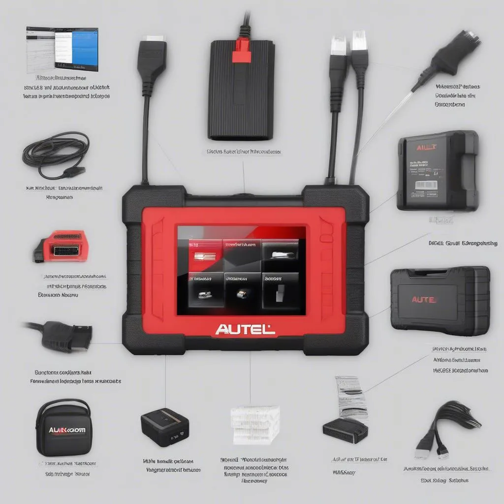 Scanner Autel MaxiCOM MK808 pour diagnostic automobile européen