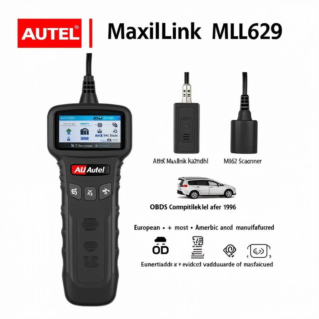 Autel MaxiLink ML629 OBD2 Scanner Compatibility