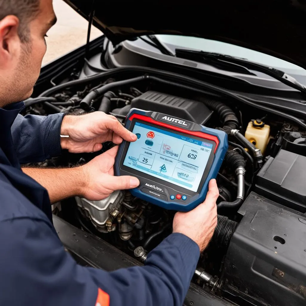 Diagnostic automobile avec Autel MaxiSys