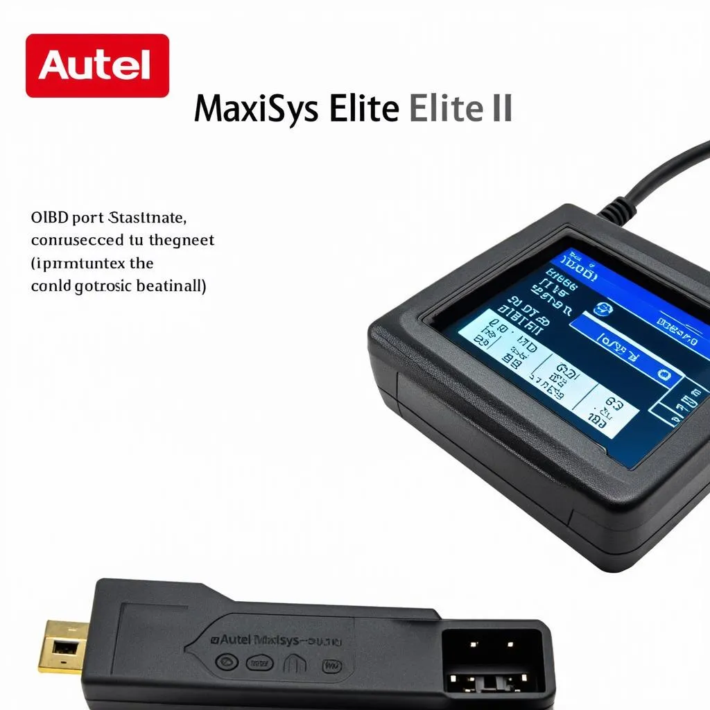 Autel MaxiSys Elite II diagnostic tool