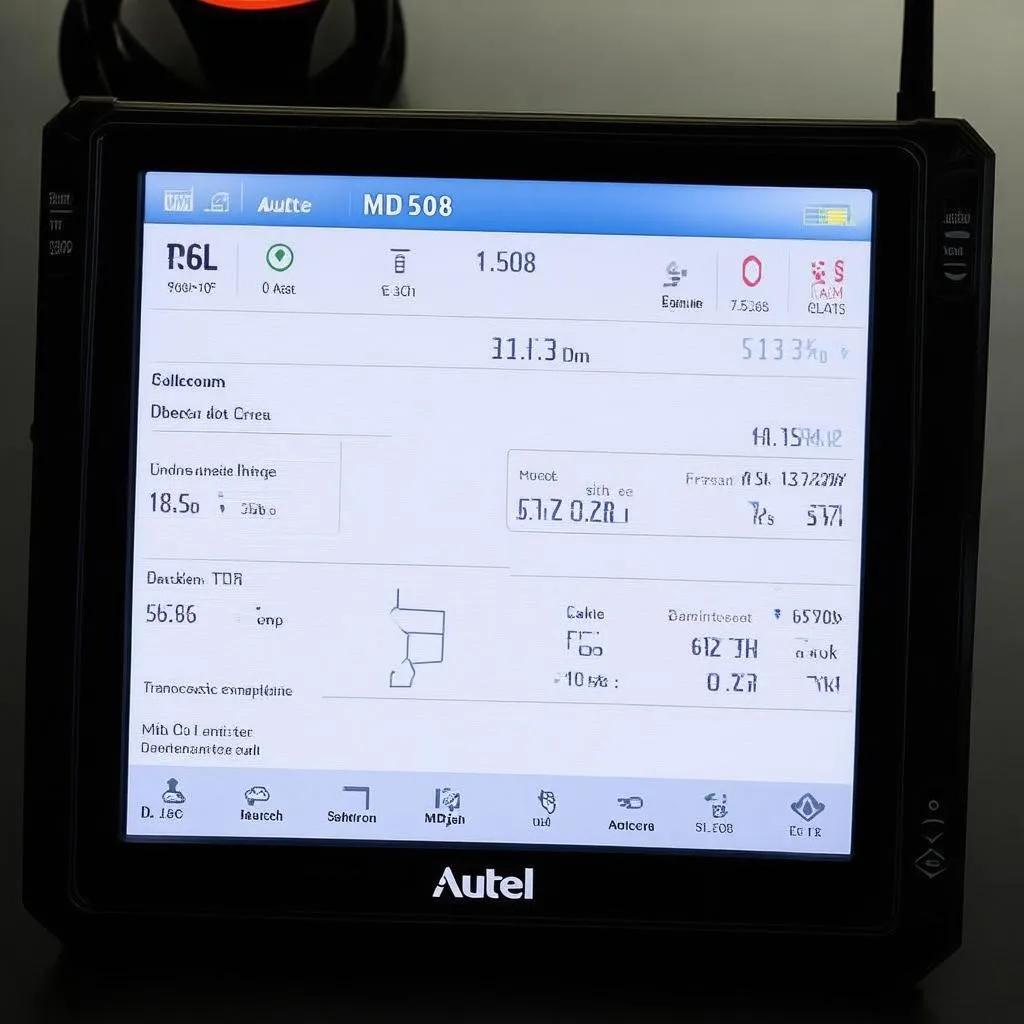 Autel MD508 screen