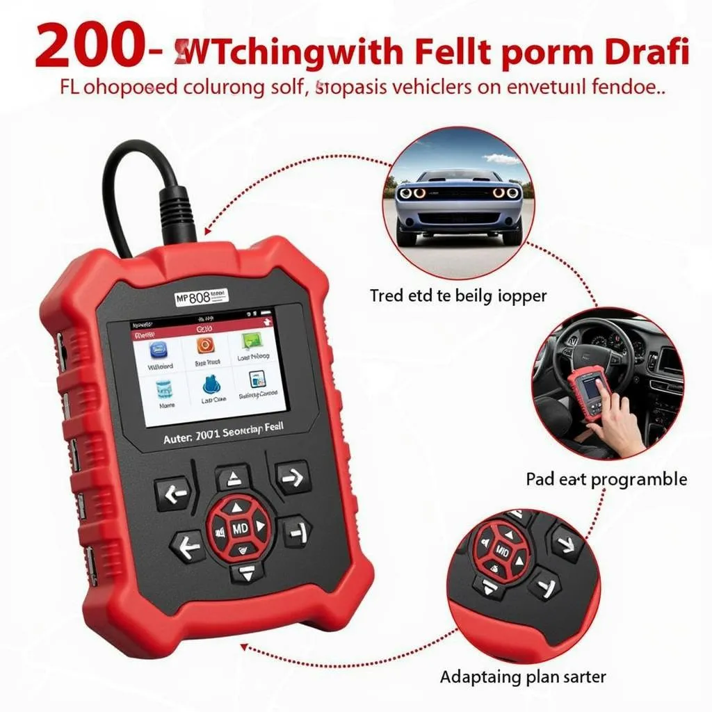 Autel MP808 TS scanner de diagnostic automobile pour voitures européennes