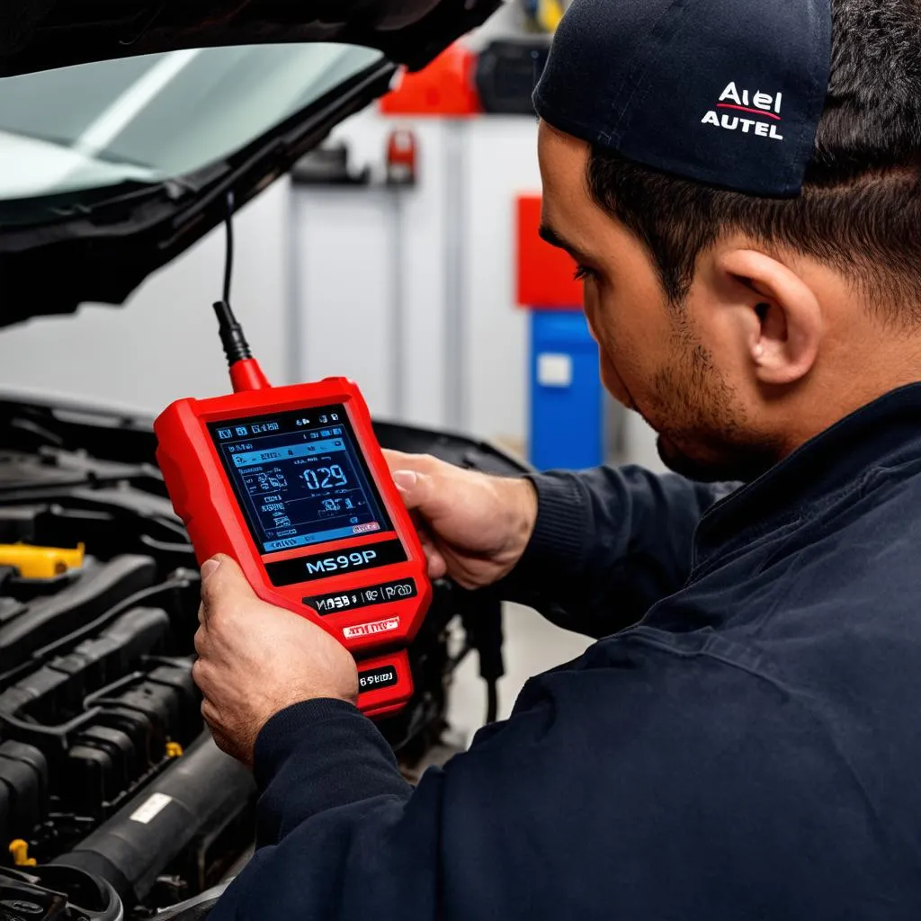 Autel MS919 Pro in action