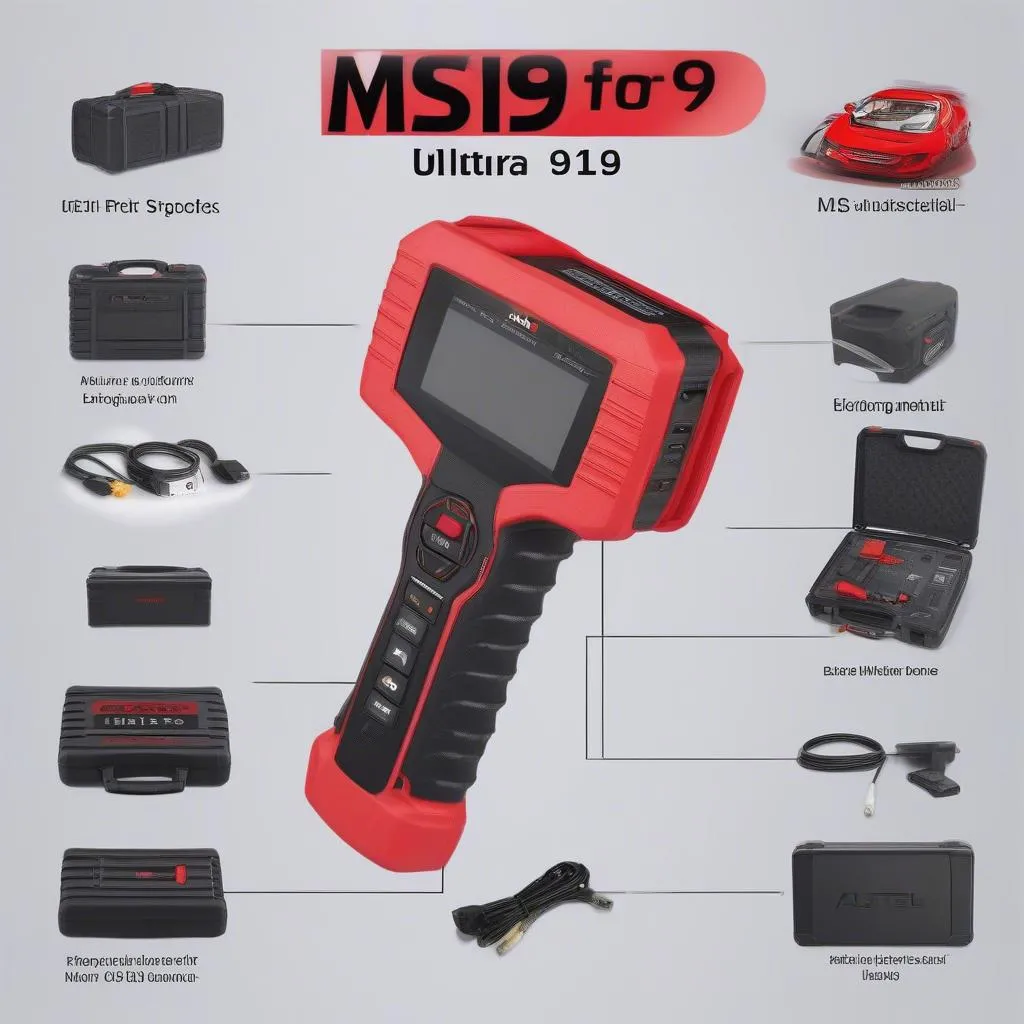 Autel MS919 Ultra - Scanner diagnostique pour les voitures européennes