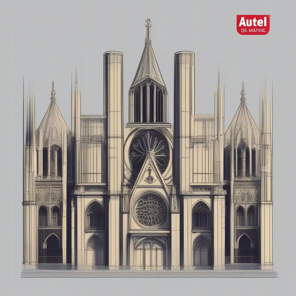 Autel Notre Dame: Logo de la marque