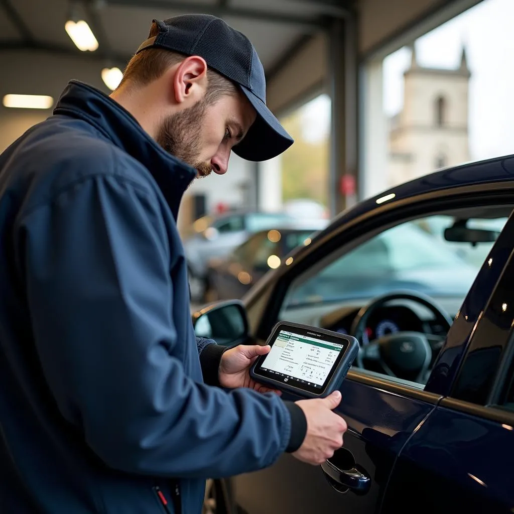 Autel Scanner pour diagnostic automobile à Rennes, Église Saint-Germain