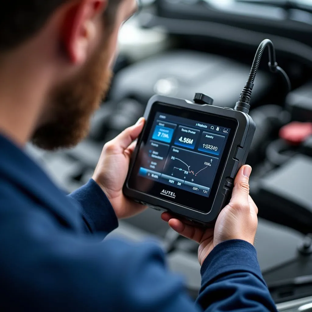 Diagnostic d'une Peugeot avec l'Autel Taurobique