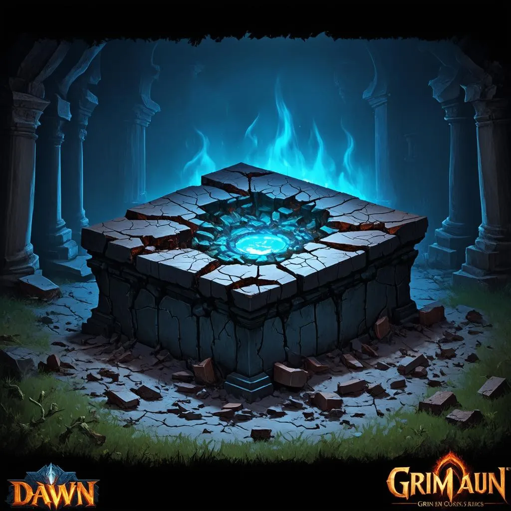 Autel en ruine Grim Dawn