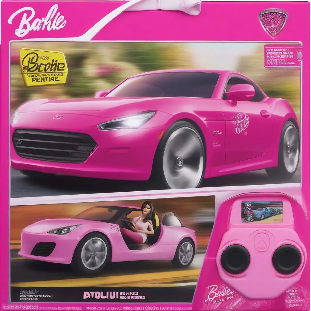 boîte-voiture-télécommandée-barbie