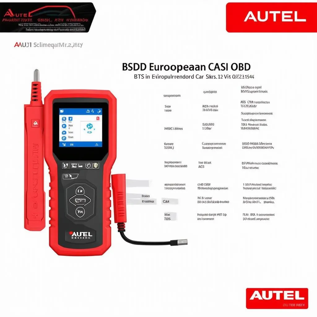 Scanneur BSVI OBD pour les voitures européennes