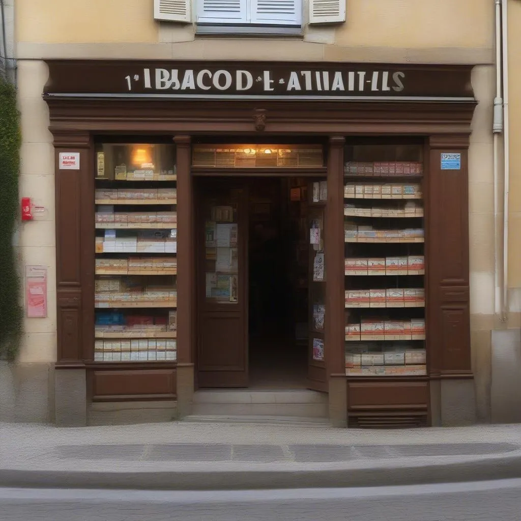 Un bureau de tabac à Saint-Laurent-des-Autels