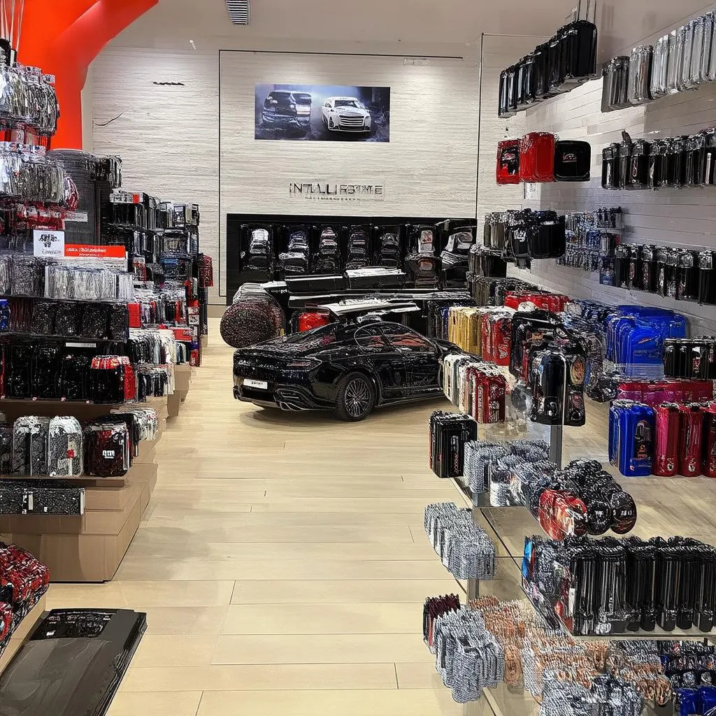 Magasin d'accessoires automobile