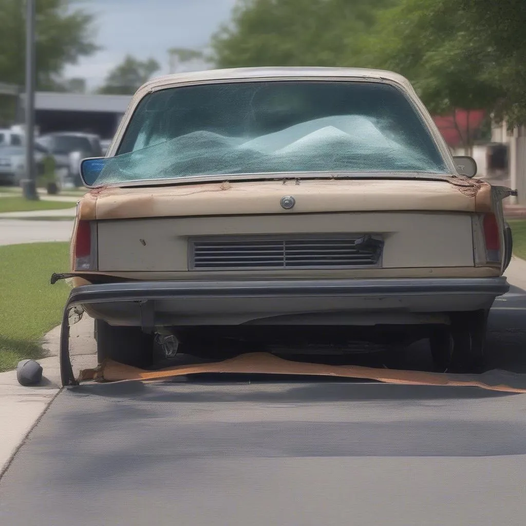 Damage to a Car After an Accident