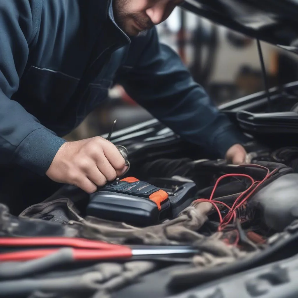 Installation d'une alarme de voiture