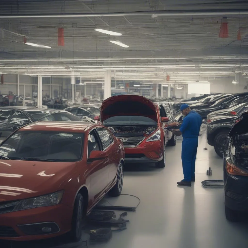 Service après-vente en concession automobile