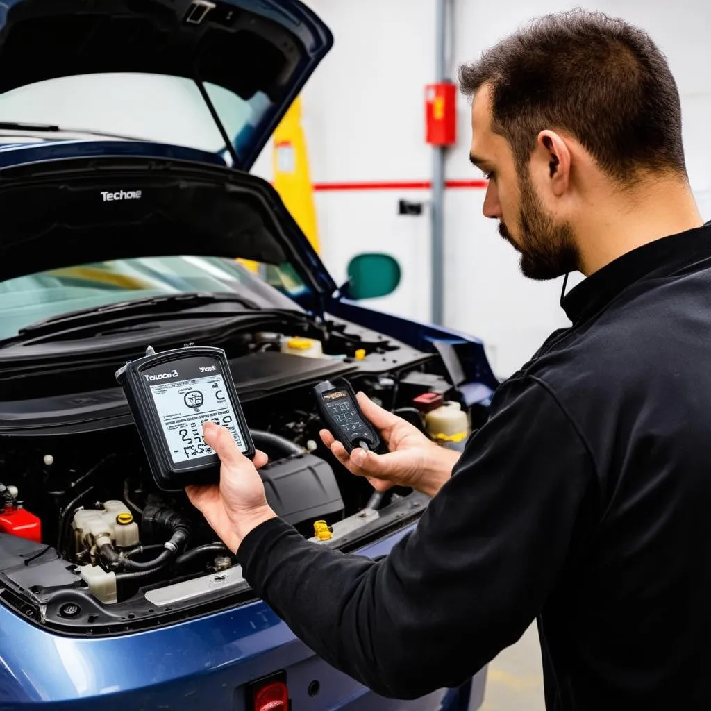 Car Diagnostic in Garage