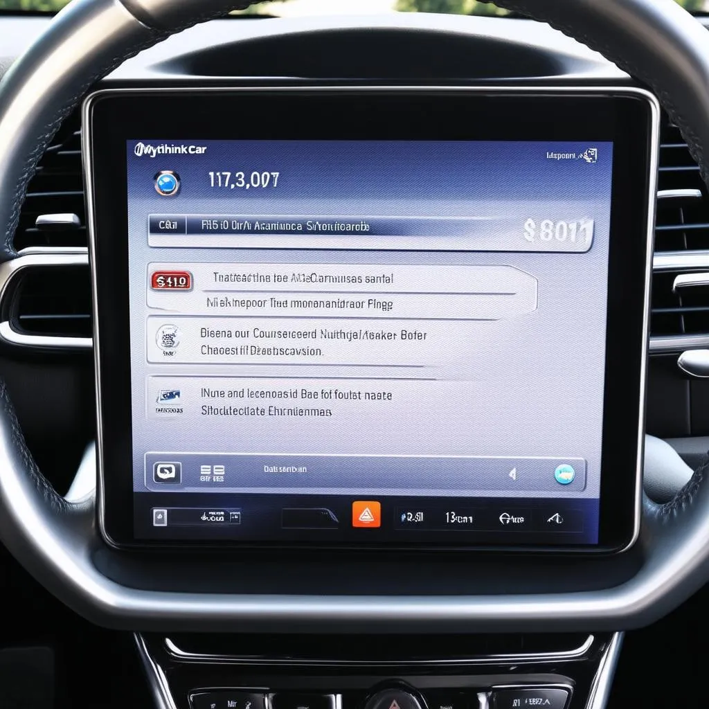 Màn hình chẩn đoán ô tô Mythinkcar