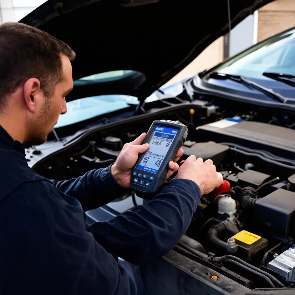 Diagnostic moteur de voiture