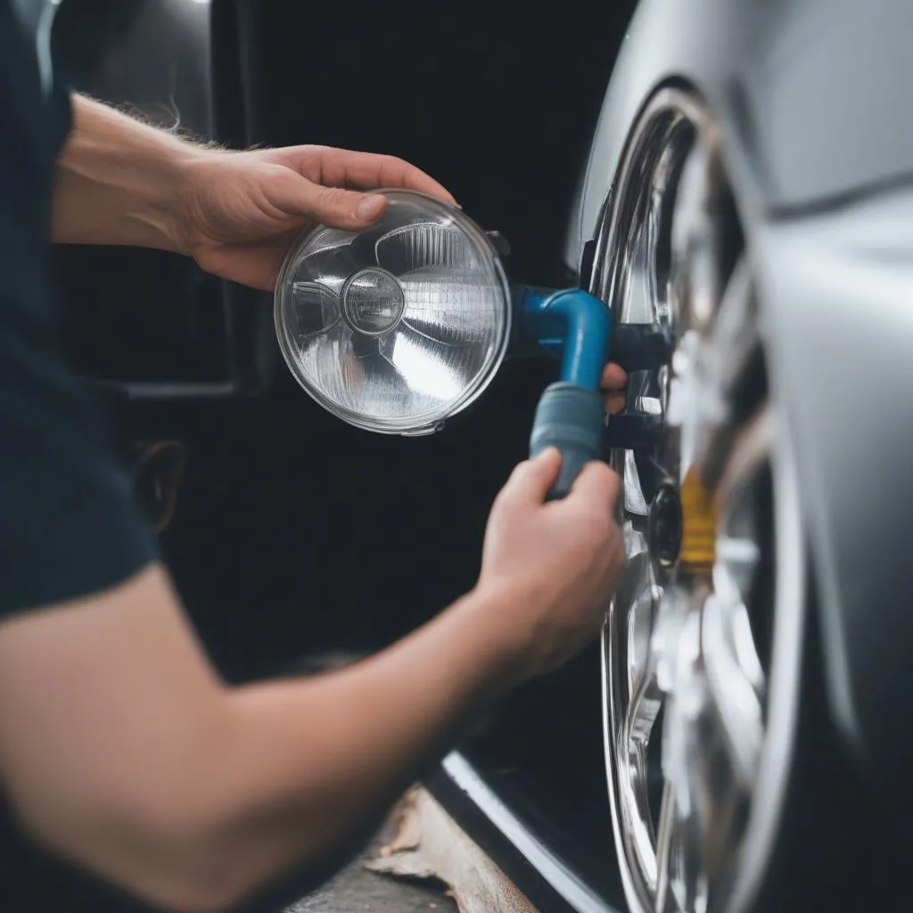 Entretien des lumières de voiture