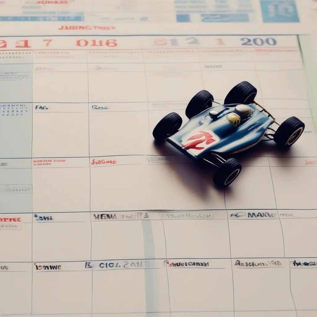 Calendrier des courses automobiles