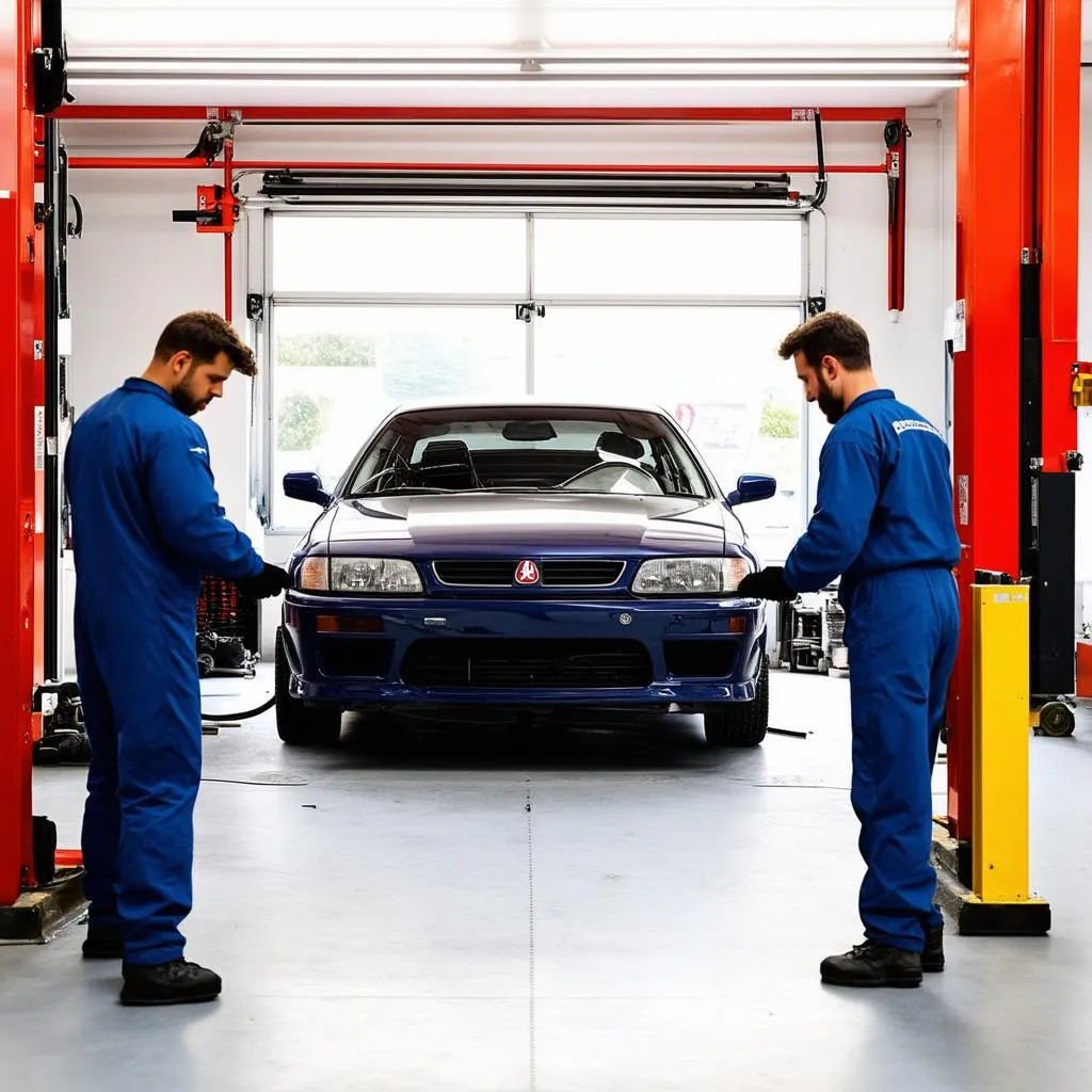 Atelier de réparation automobile