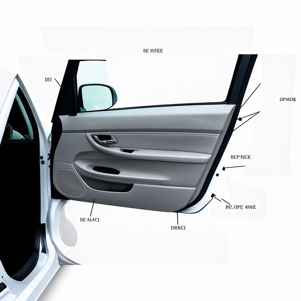 Diagramme de porte de voiture