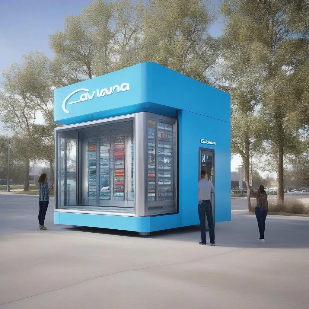 Distributeur automatique de voitures Carvana